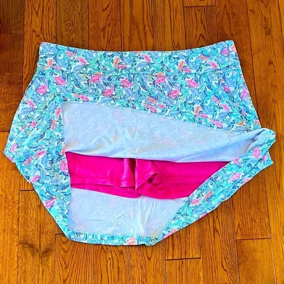 New with Tags Greg Norman Paisley Pull On Golf Tennis Athleisure Skort NWT - Picture 2 of 7